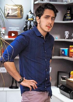 O youtuber Felipe Castanhari, do canal Nostalgia - Instagram/Reprodução