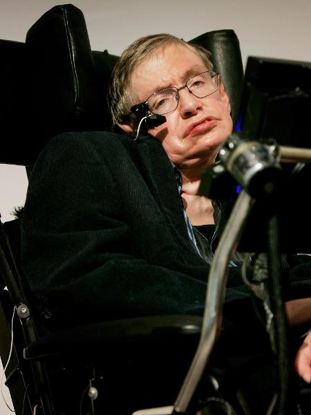 O cientista e físico Stephen Hawking, morto em 2018 - Bruno Vincent/Getty Images