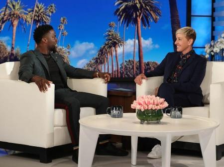 Kevin Hart é entrevistado por Ellen DeGeneres - Divulgação