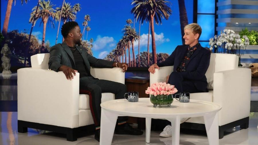 Kevin Hart é entrevistado por Ellen DeGeneres - Divulgação