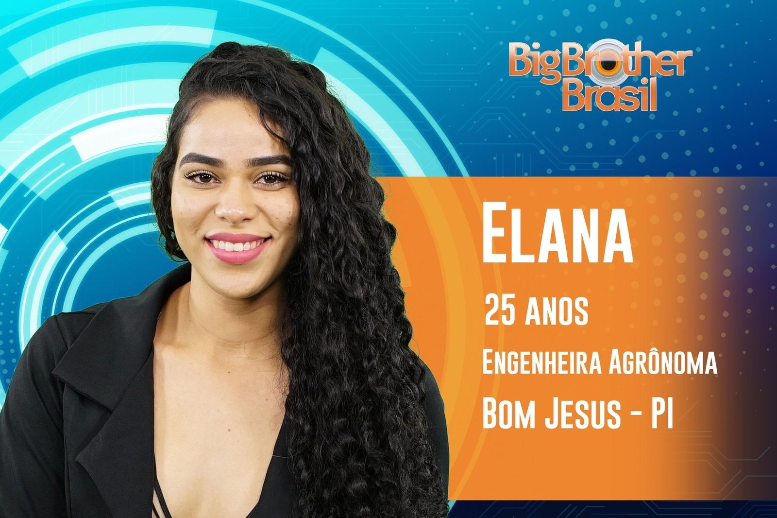 Elana é a quinta participante anunciada do "BBB19" - Reprodução/TvGlobo
