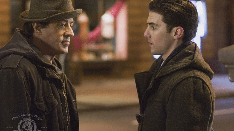 Sylvester Stallone e Milo Ventimiglia em cena de "Rocky Balboa" (2006) - Reprodução - Reprodução
