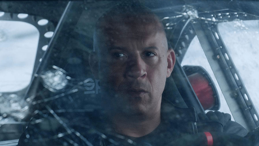 Vin Diesel em cena de Velozes & Furiosos 8 - Reprodução