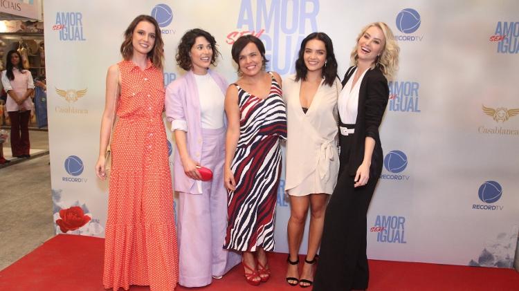 Atrizes no lançamento de 'Amor Sem Igual' da Record - Thyago Andrade/Brazil News - Thyago Andrade/Brazil News
