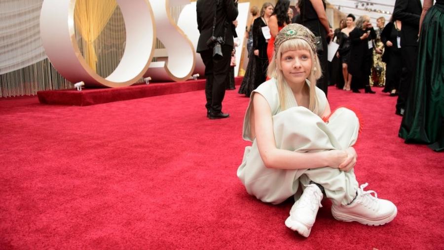 Aurora, cantora norueguesa da trilha de Frozen 2, de tênis no Oscar - Eric McCandless/ABC via Getty Images