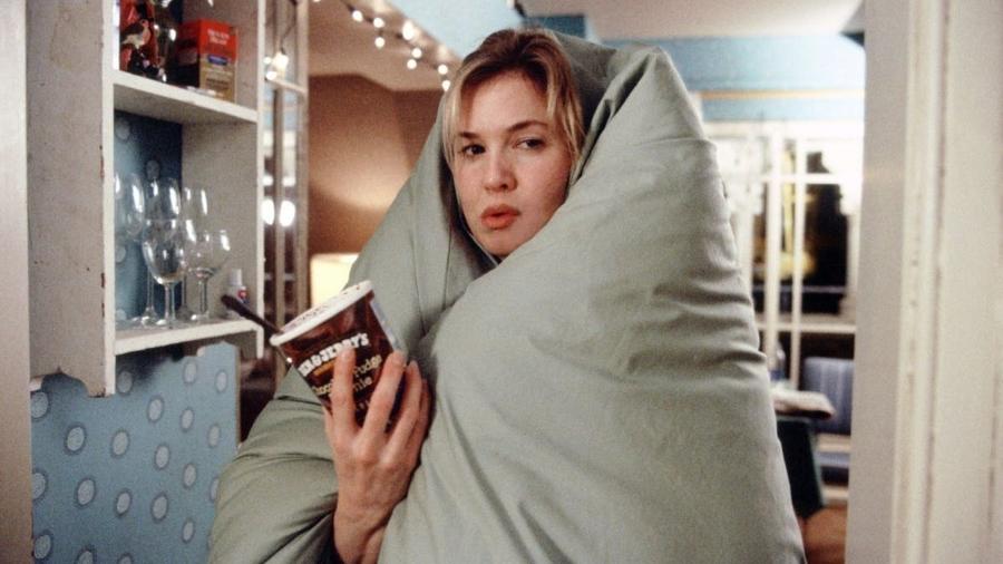 Cena do filme "Bridget Jones", protagonizado por Renée Zellweger - Reprodução