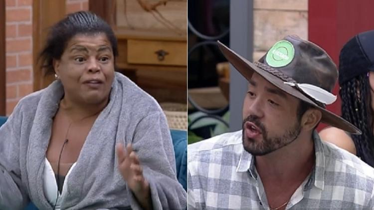 A Fazenda 2021: Tati e Rico discutem após discurso de Erika - Reprodução/Playplus - Reprodução/Playplus
