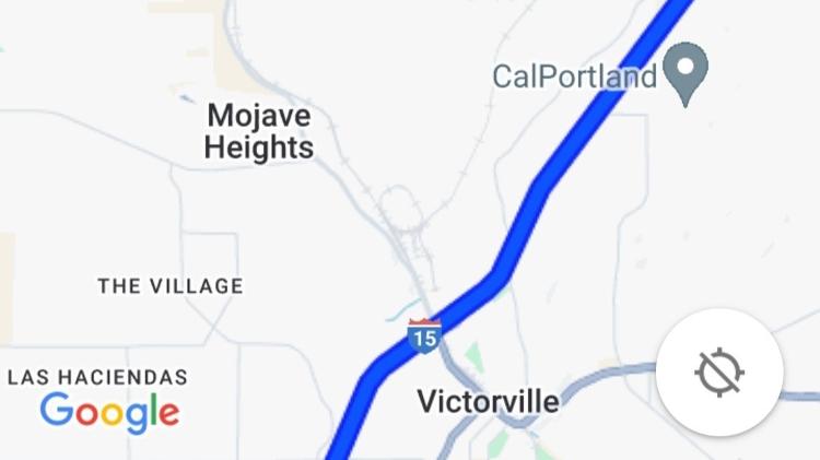 Saindo da I15 em Victorville, vire à esquerda rumo a Oro Grande. Você encontrou a Route 66