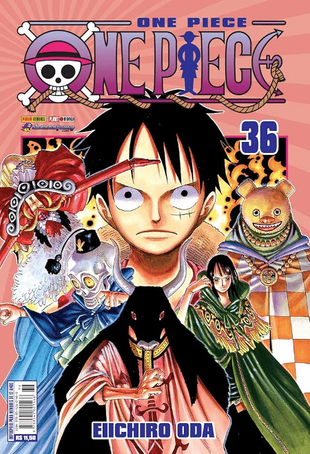 Volume 36 de "One Piece" da editora Panini