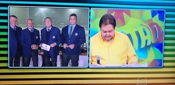 Confusão em links de Faustão e Galvão marca transmissão de jogo do Brasil