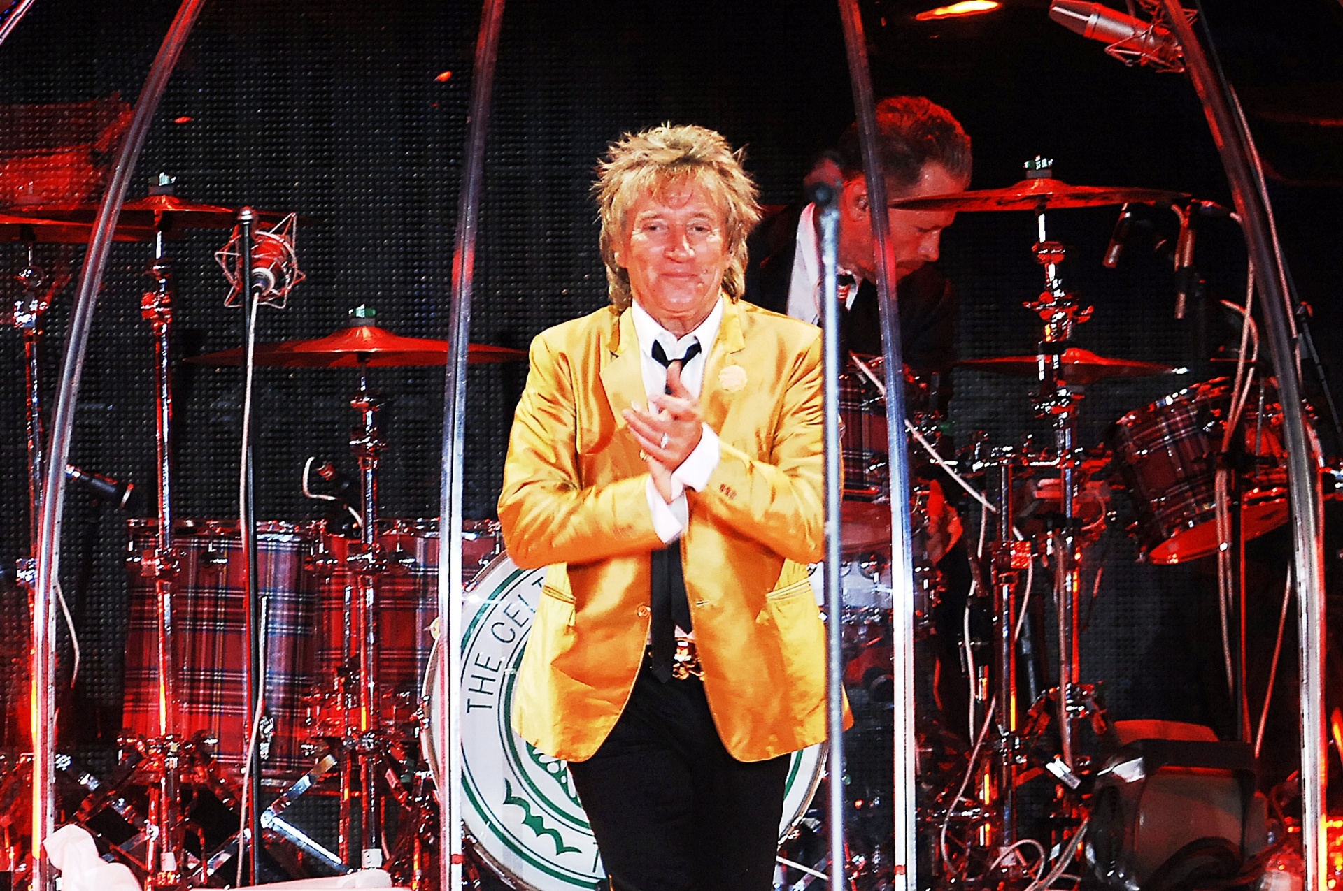 19.set.2015 - Rod Stewart faz show na arena Allianz Parque, em São Paulo - Reinaldo Canato/UOL
