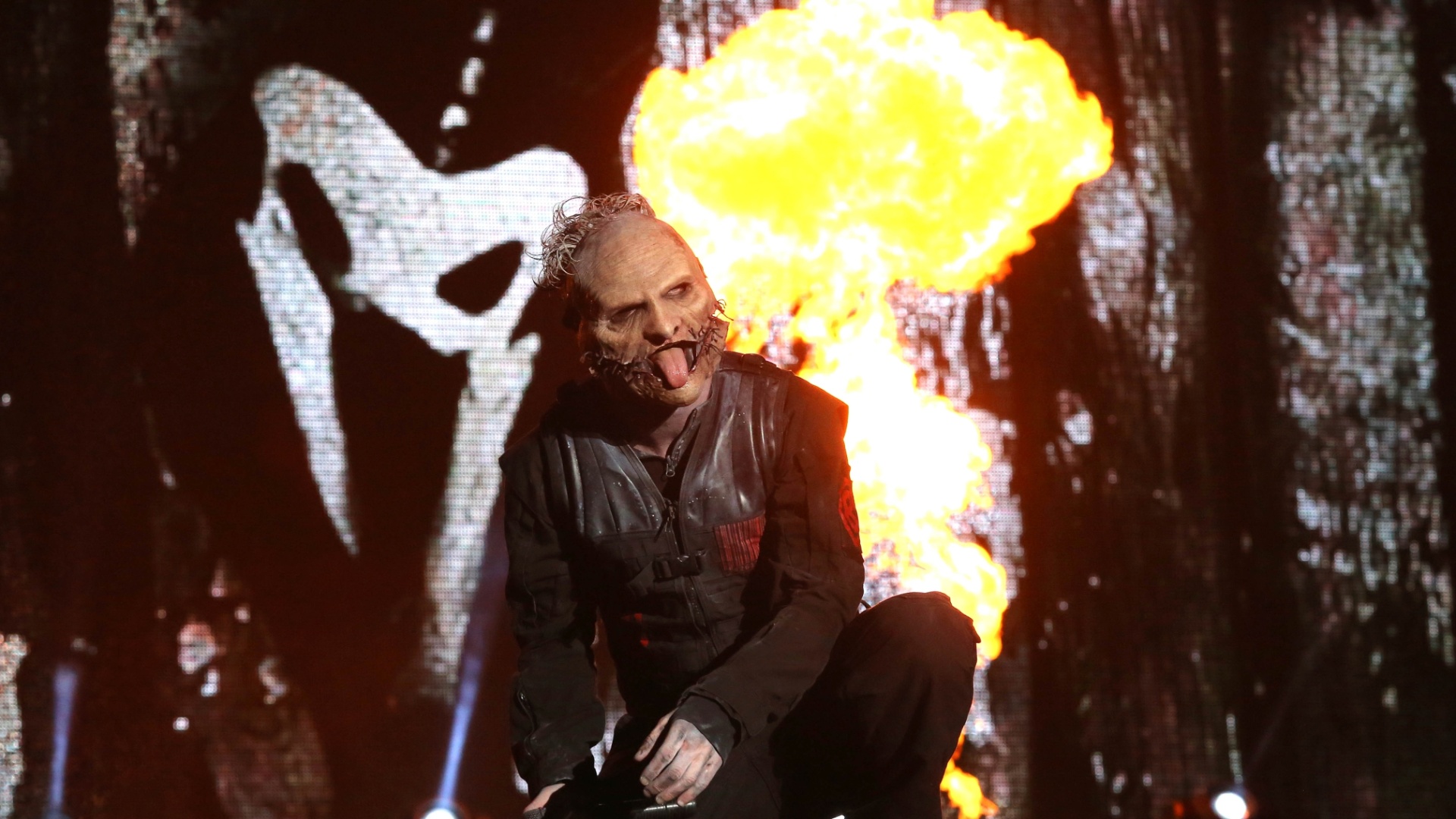 25.set.2015 - Slipknot fecha as apresentações do palco Mundo no quinto dia do Rock in Rio 2015 - Fernando Maia/UOL