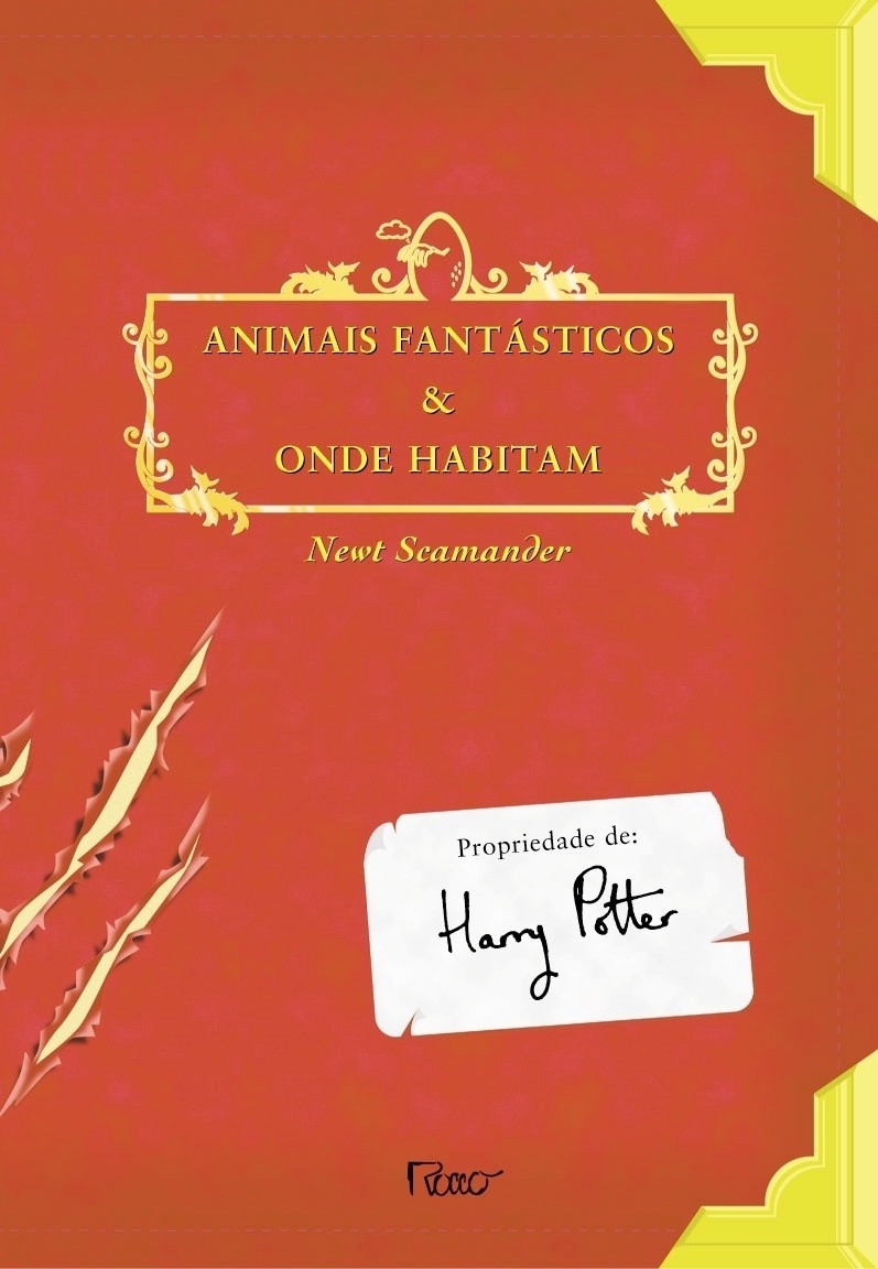 Capa do livro "Animais Fantásticos e Onde Habitam" - Divulgação/Editora Rocco