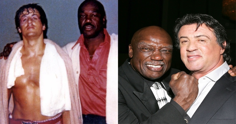 Tony Burton e Sylvester Stallone em cena de "Rocky" - Reprodução /Getty Images