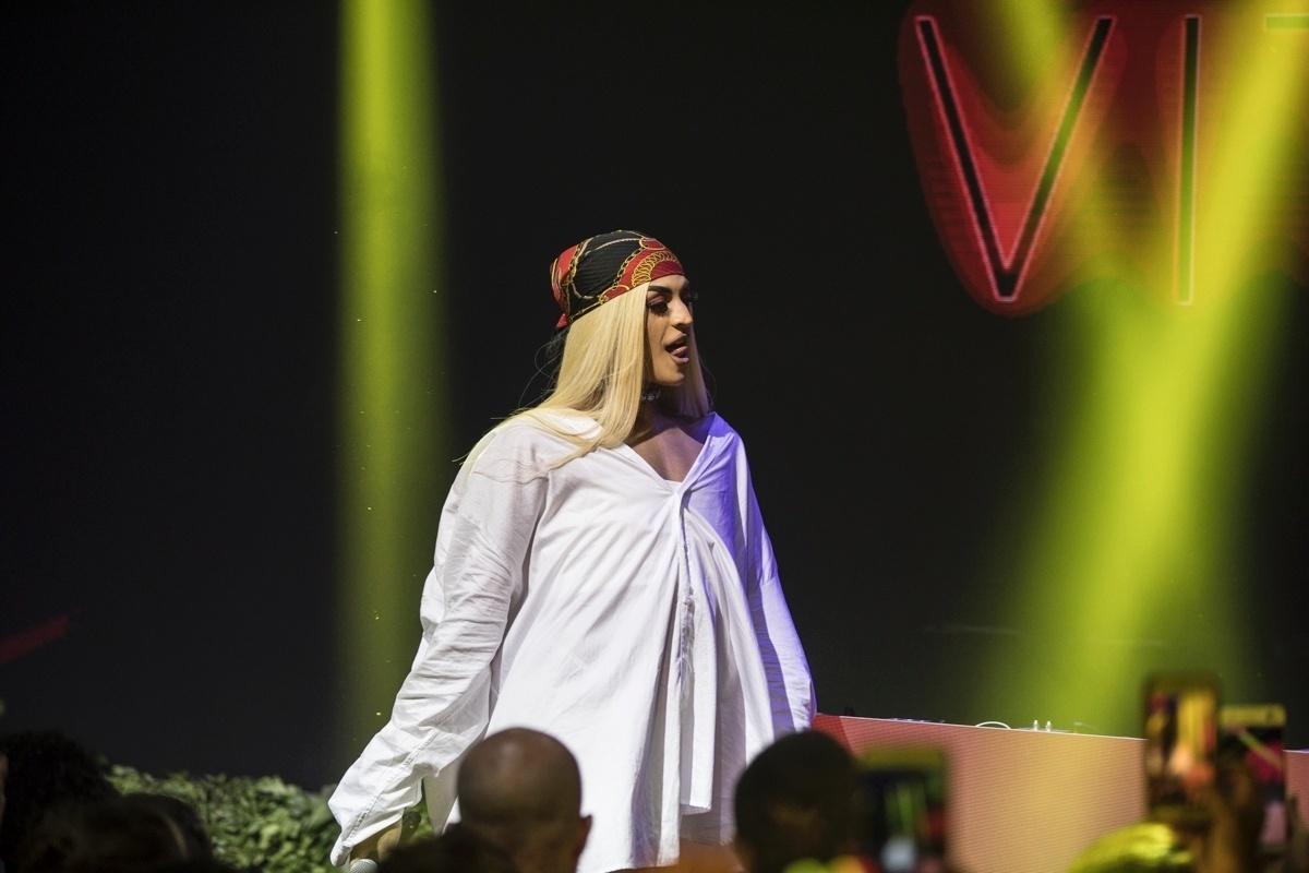 Pabllo Vittar animou famosas com seus sucessos no evento que aconteceu no Centro do Rio - Felipe Panfili /Divulgação