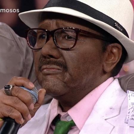Sandra de Sá se emociona ao interpretar Jamelão no "Show dos Famosos", competição do "Domingão do Faustão" - Reprodução/TV Globo - Reprodução/TV Globo