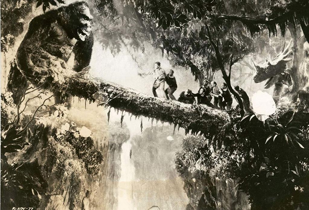 Robert Armstrong, Bruce Cabot e Fay Wray em cena de "King Kong" (1933) - Divulgação