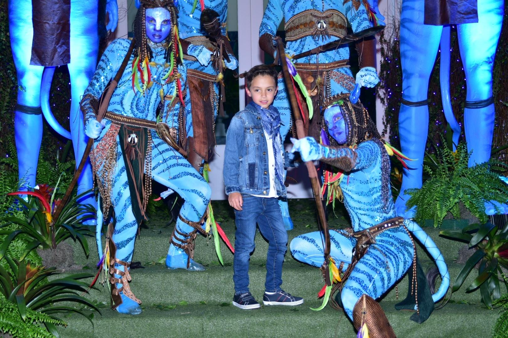 Primogênito de Eliana comemora aniversário de 7 anos - Leo Franco/AgNews