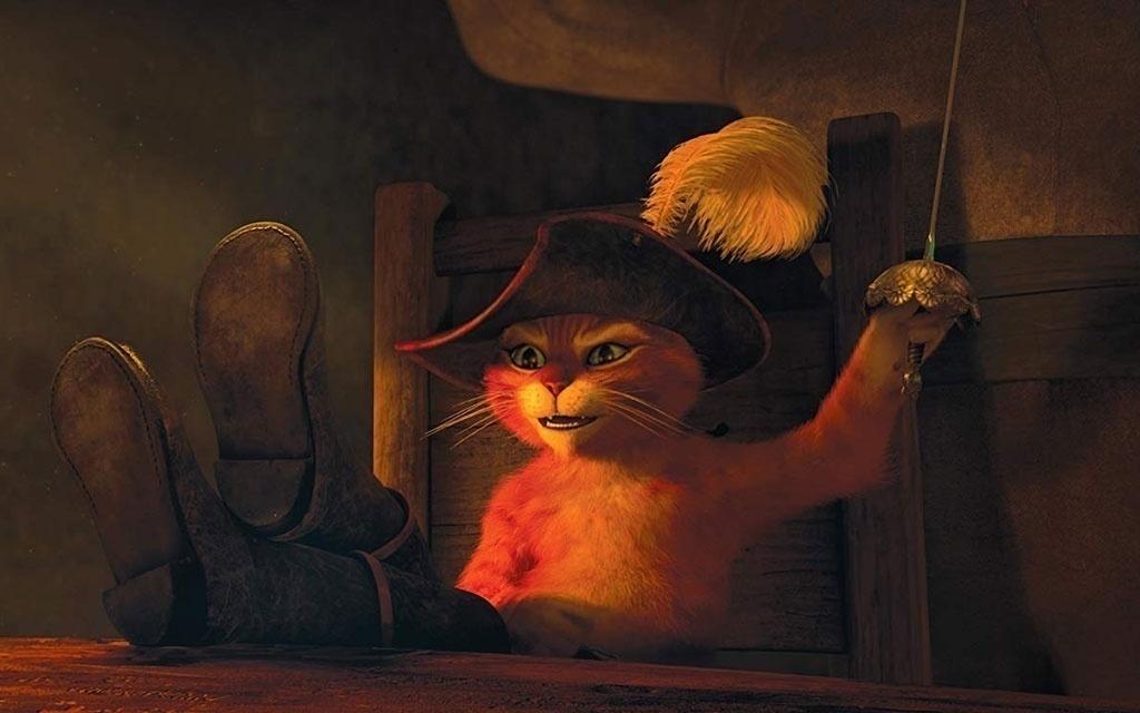 Cena de " Gato de Botas" (2011) - Divulgação