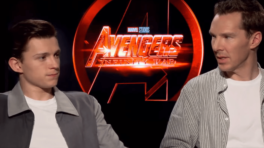 Tom Holland e Benedict Cumberbatch falam sobre os 10 anos do Universo Marvel - Reprodução/YouTube