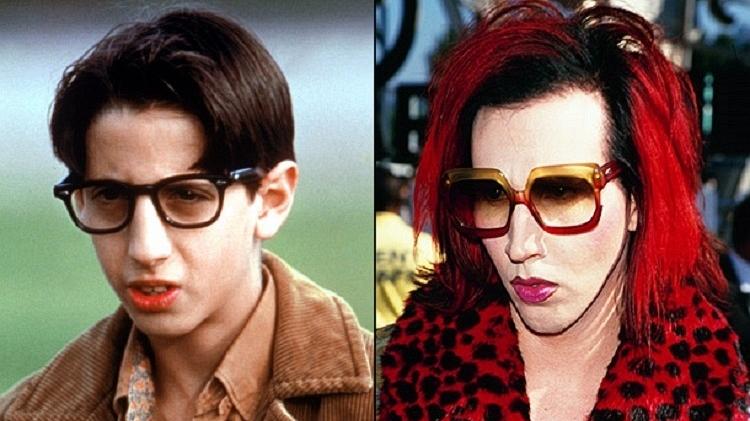 O ex-ator Josh Saviano e o cantor Marilyn Manson - Reprodução/Montagem - Reprodução/Montagem