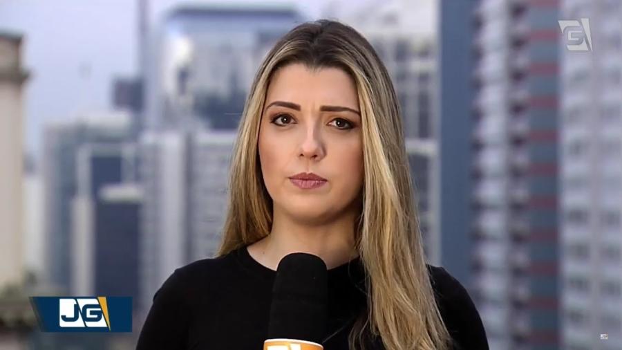 A repórter Paula Brazão, demitida da Gazeta - Reprodução/TV Gazeta