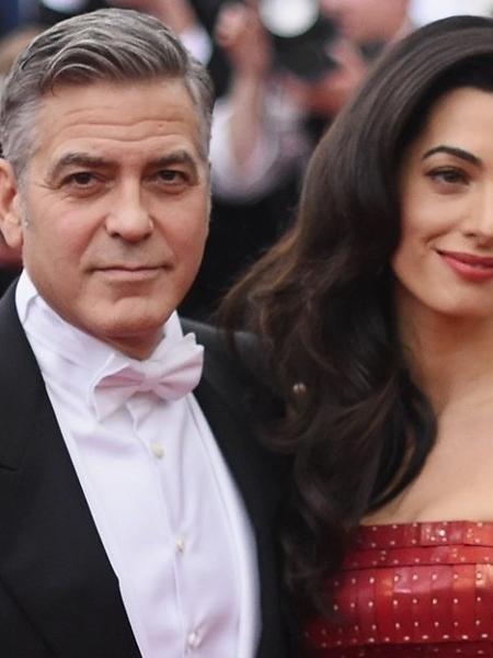 George Clooney e a esposa, Amal Clooney