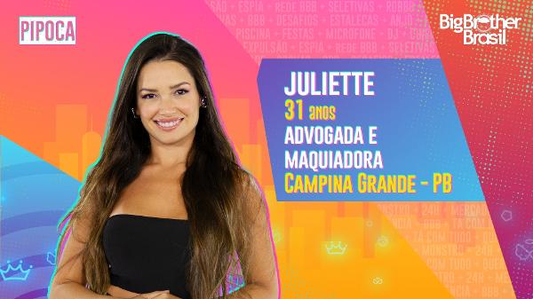 Juliette no BBB 21 - Divulgação - Divulgação