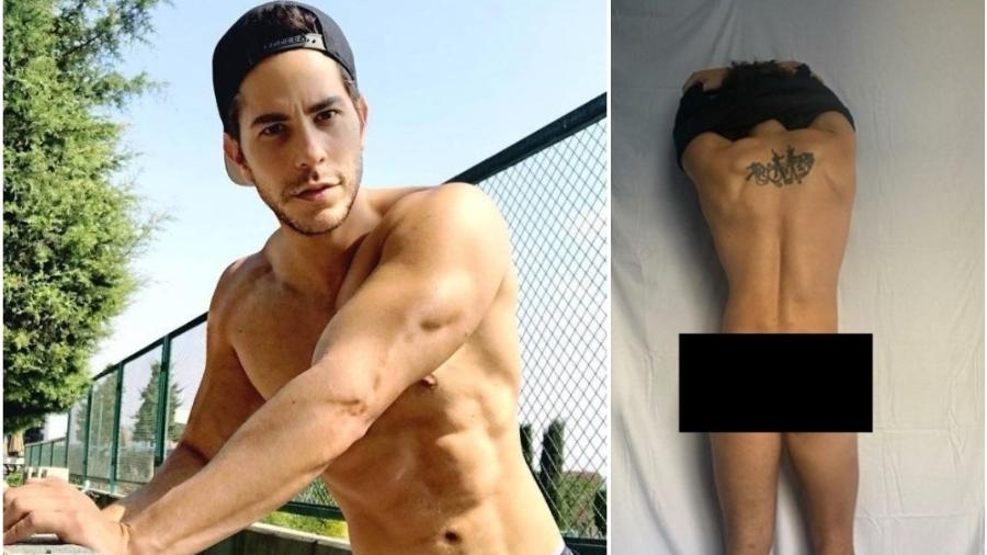 Christian Chávez exibiu o bumbum em nude no Instagram - Reprodução: Instagram