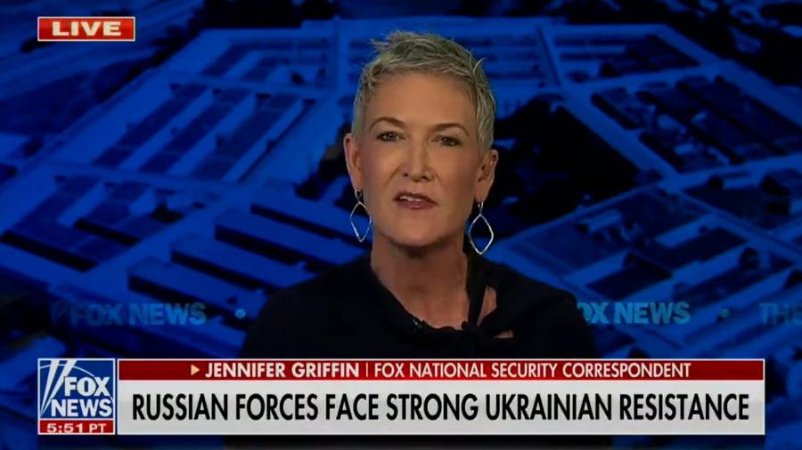 Jennifer Griffin tem corrigido seus colegas ao vivo na Fox News sobre a invasão russa na Ucrânia - Reprodução