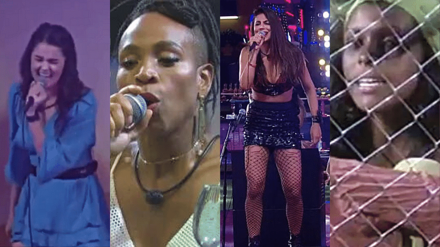 BBB: Sisters cantando em diferentes edições - Reprodução/TV Globo