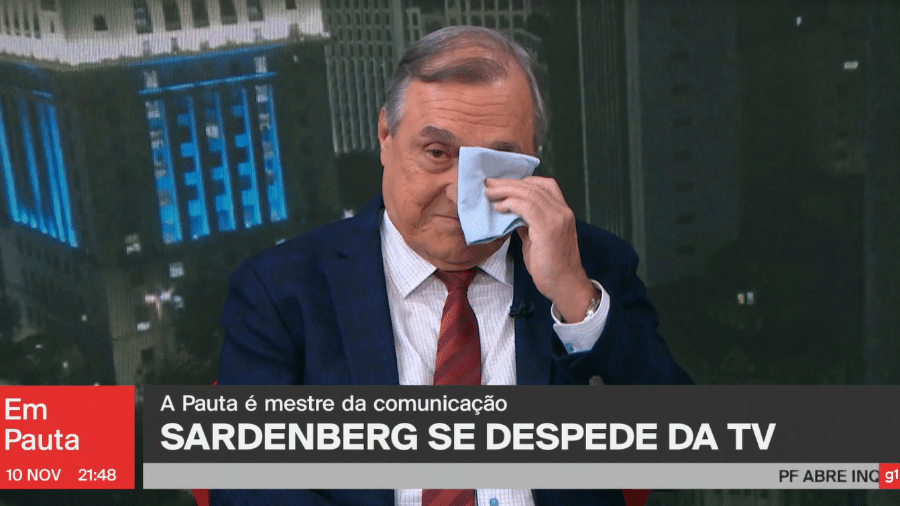 Sardenberg se despede da TV Globo em última aparição na GloboNews - Reprodução/GloboNews
