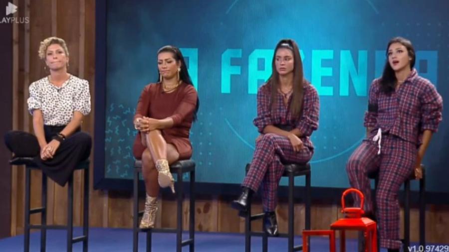 A Fazenda 2022: Bia, Moranguinho, Kerline e Babi estão na roça - Reprodução/Playplus