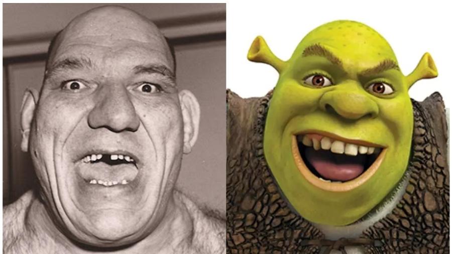 Shrek pode ter sido inspirado em lutador francês - Reprodução