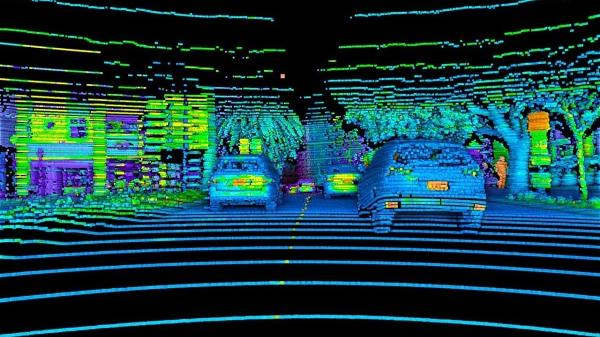 Sistema Lidar utiliza lasers para criar mapa 3D do ambiente em torno de veículos com condução semiautônoma