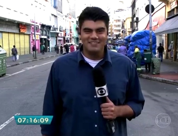 André Azeredo no "Bom Dia São Paulo" - Reprodução/TV Globo