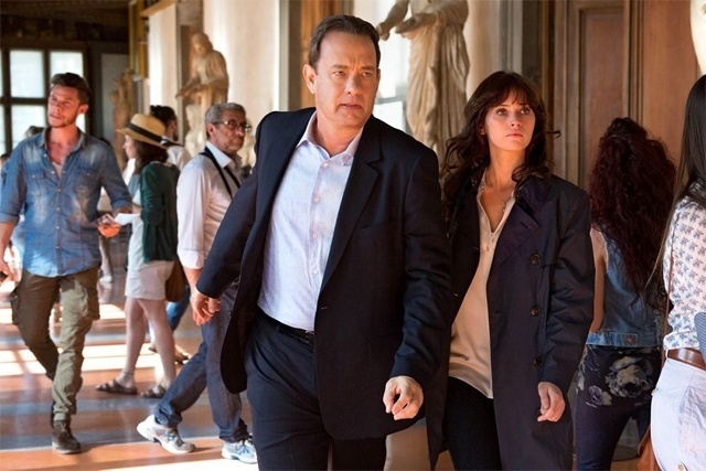 Tom Hanks e Felicity Jones em cena de "Inferno", do cineasta Ron Howard - Reprodução
