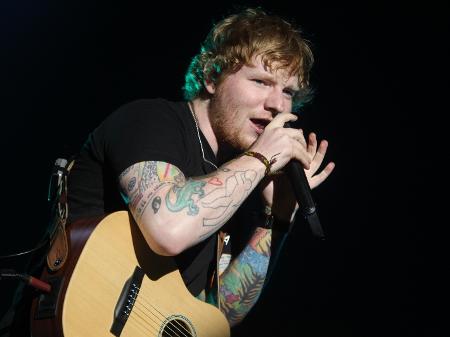 Ed Sheeran apresenta no Rio de Janeiro o show da turnê "Divide" na arena Jeunesse, no Recreio dos Bandeirantes - Marcelo Sá Barreto/Ag News