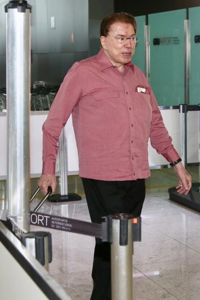 Silvio Santos embarca para férias nos Estados Unidos - Manuela Scarpa/Brazil News