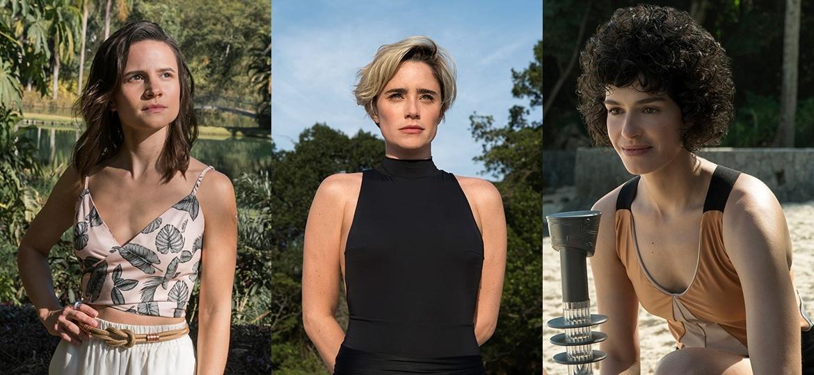 Bianca Comparato, Fernanda Vasconcellos e Maria Flor: atrizes que fizeram fama na Globo estão em "3%", da Netflix - Divulgação/Netflix e Montagem/UOL