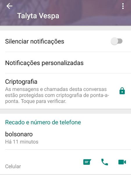 Captura da imagem onde lê-se a mensagem "bolsonaro" - Reprodução - Reprodução