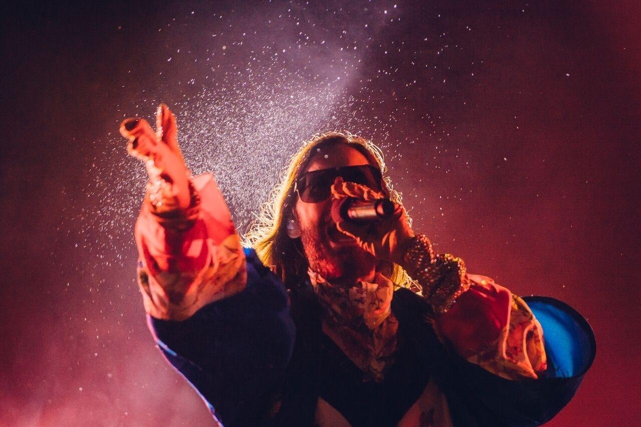 Usando seu talento como ator, Jared Leto dominou o público de São Paulo - Stephan Solon/Divulgação