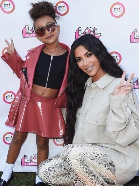 Kim Kardashian e North West - Reprodução/Instagram/kimkardashian
