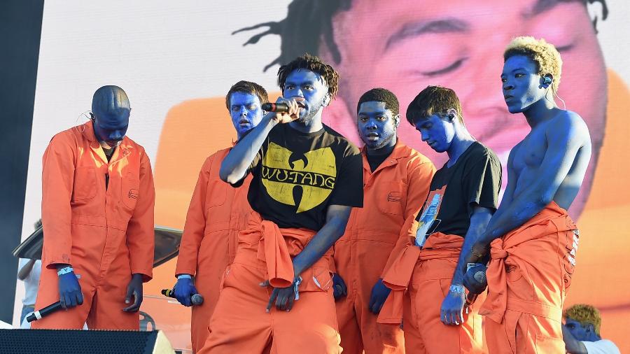 Brockhampton, boy band do hip hop, em show de 2017 - Kevin Winter/Getty Images