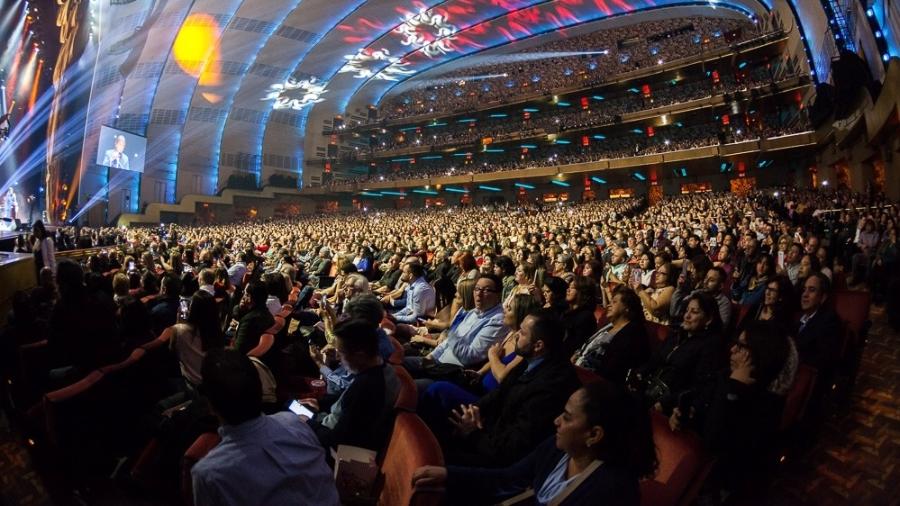 Show de Roberto Carlos na Radio City Music Hall, em Nova York, gravado pela TV Globo - TV Globo