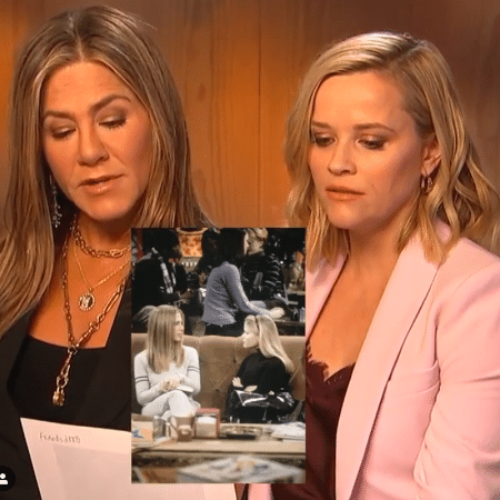 Jennifer Aniston e Reese Whiterspoon recriam cena clássica de Friends - Reprodução/Instagram