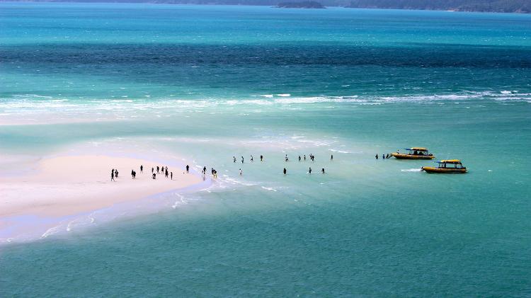 Whitehaven Beach, na Austrália - Unsplash - Unsplash