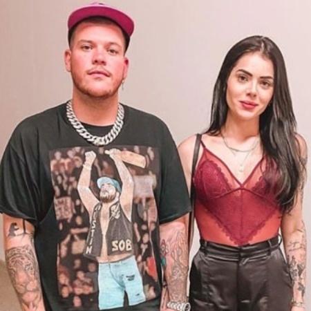 Thais Vasconcellos, mulher de Ferrugem, compartilhou nas redes sociais uma briga que teve com o cantor - Reprodução/Instagram 