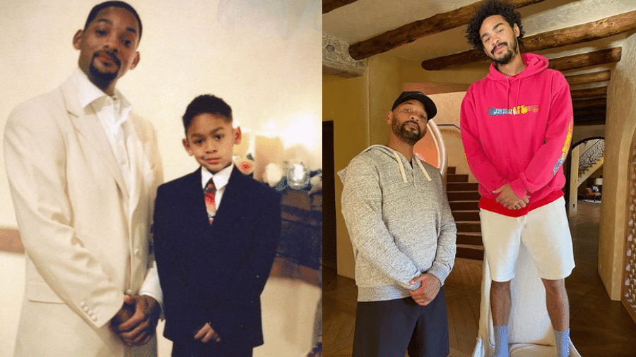Will Smith recriou foto da infância de Trey para comemorar 28 anos do filho - Reprodução/Instagram/@willsmith