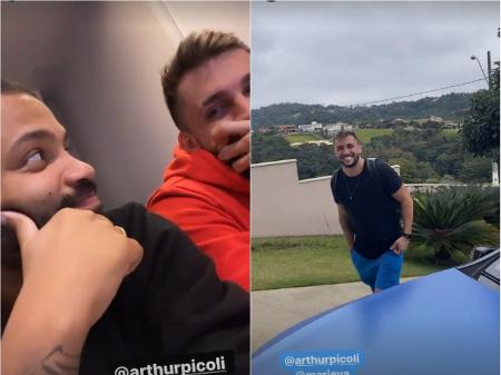 BBB 21: Projota recebe Arthur em sua casa - Reprodução/Instagram